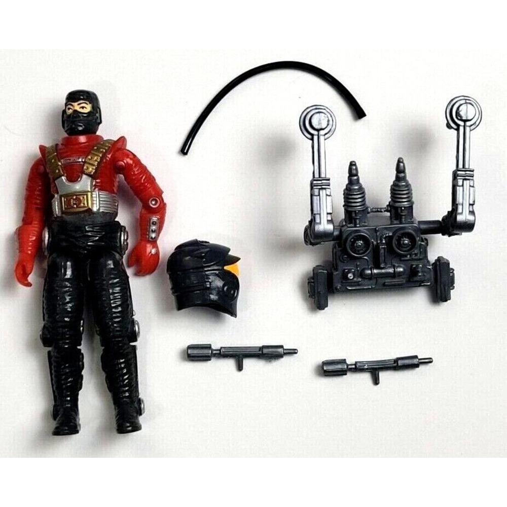 ASTRO VIPER (1988) - G.I. JOE ARAH 3.75 VINTAGE  / NEAR COMPLETE! / MISSING HOSE